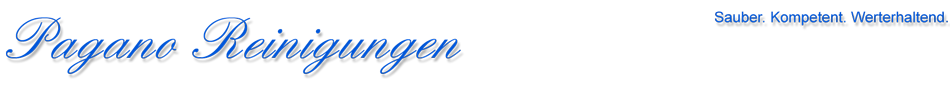 Logobild Pagano Reinigungen